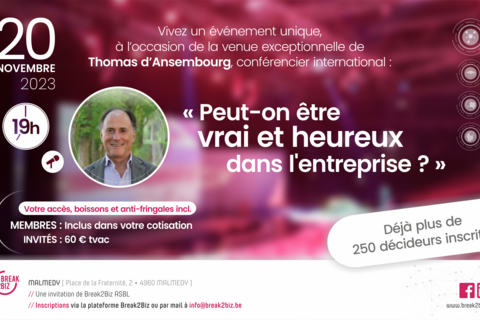 Conférence Thomas d'Ansembourg